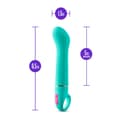 Miniatyrbild 5 av 11: G-spotvibrator Blush Aria Grön