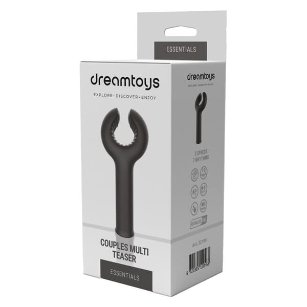 Anaalivibraattori Dream Toys Essentials Couples Multi Teaser Musta