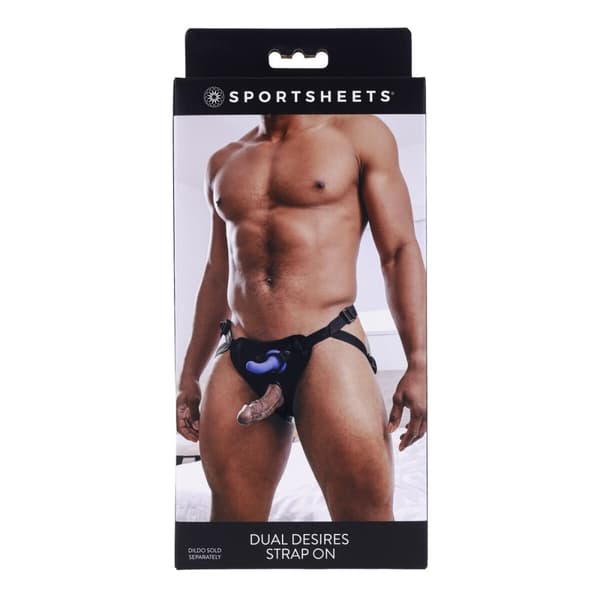 New Comers Strap Sportsheets Svart