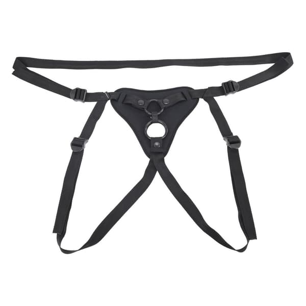 New Comers Strap Sportsheets Svart