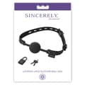 Miniatyrbild 3 av 4: Solid Ball Gag Sincerely Locking Sportsheets