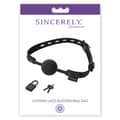 Miniatyrbild 2 av 4: Solid Ball Gag Sincerely Locking Sportsheets