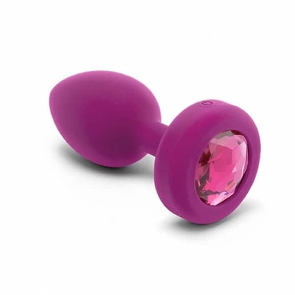 Anustappi B-Vibe Vibrating Jewel S/M Pink Ruby Purppura