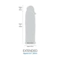 Pikkukuva 2 / 4: Penissuoja NMC Length extender Musta Ø 5 cm
