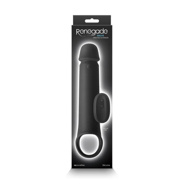 Penissuoja NS Novelties Renegade Musta Ø 4,4 cm
