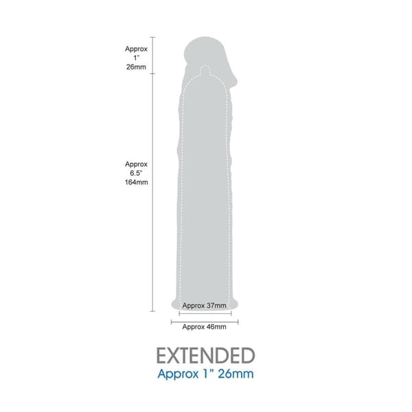 Penissuoja NMC Length extender Sininen Ø 4,6 cm