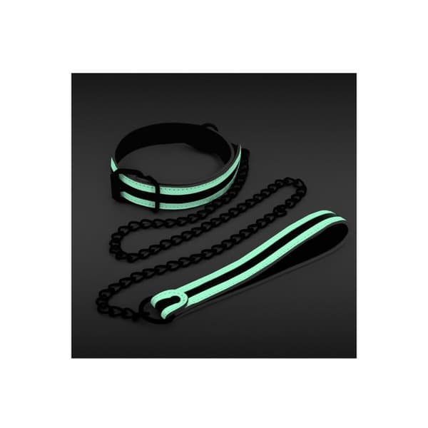 Halsband med remmar NS Novelties Glo