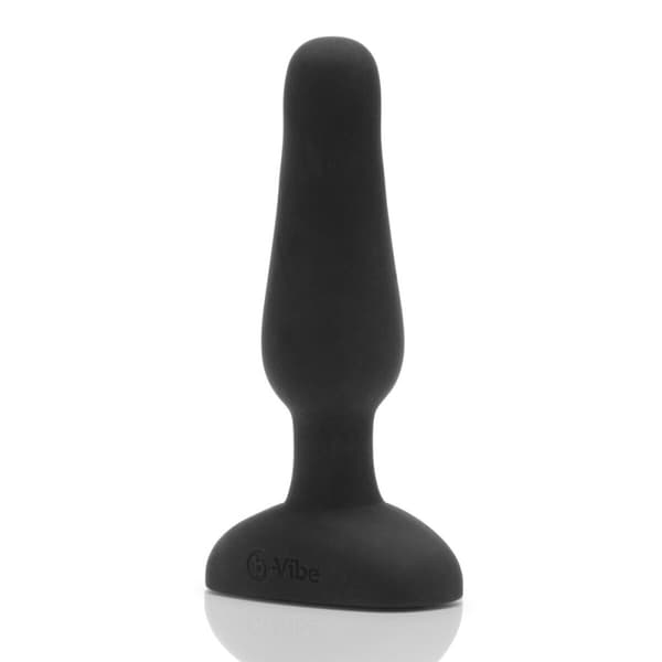 Analplugg med fjärrkontroll B-Vibe NOVICE Svart