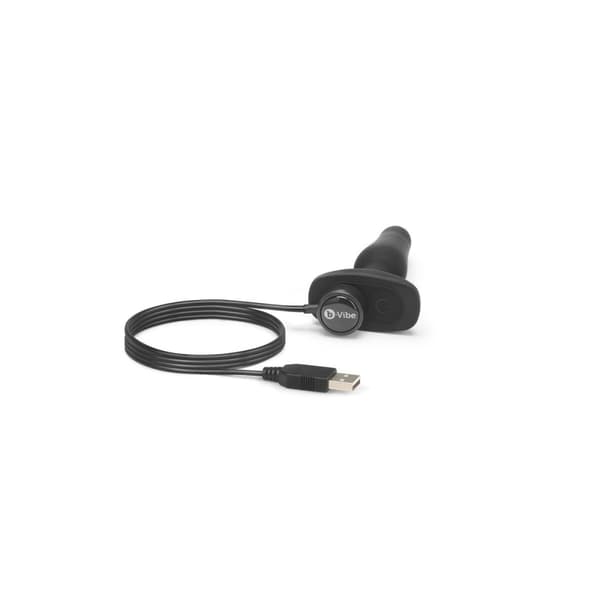 Analplugg med fjärrkontroll B-Vibe NOVICE Svart