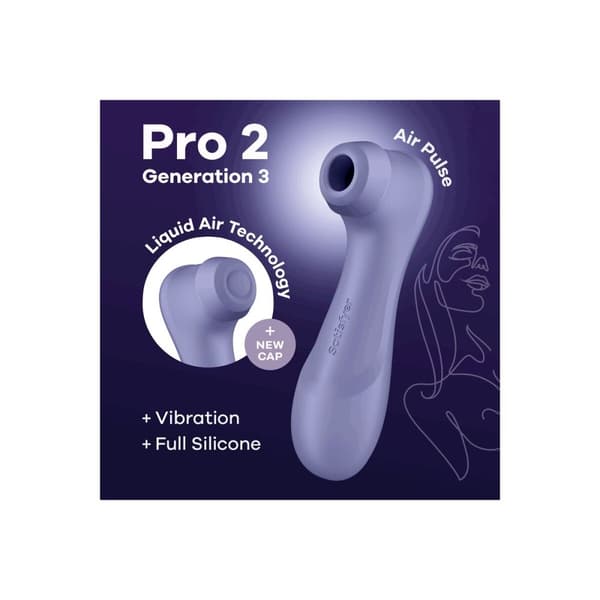 Sugstimulator för klitoris Satisfyer Pro 2 Generation 3 Purpur
