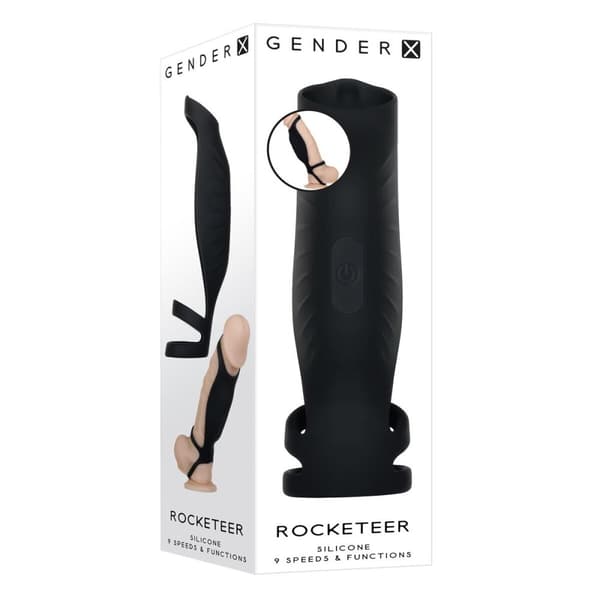 Penisskydd Gender X Svart Ø 3,7 cm
