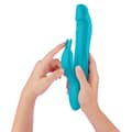 Miniatyrbild 3 av 8: G-spotvibrator FemmeFunn BOOSTER RABBIT XL Blå