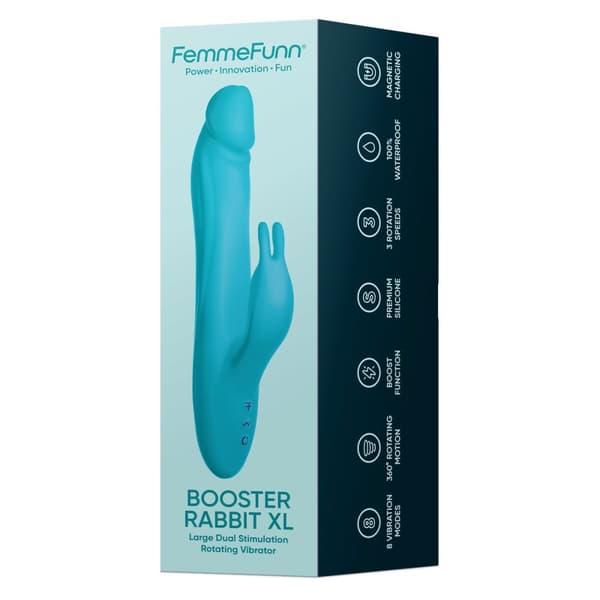 G-spotvibrator FemmeFunn BOOSTER RABBIT XL Blå