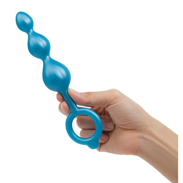 Analplugg B-Vibe Blå 3 Delar