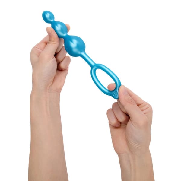 Analplugg B-Vibe Blå 3 Delar