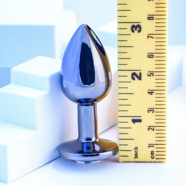 Analplugg Playboy Silvrig (6,3 cm)
