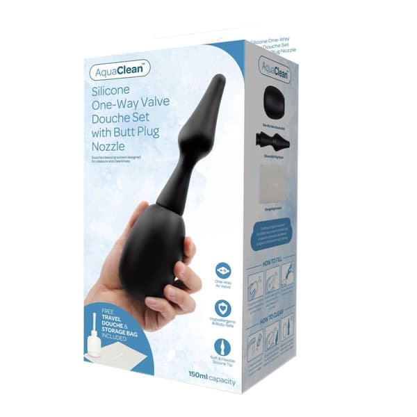 Tarmskylning Aquaclean Sort