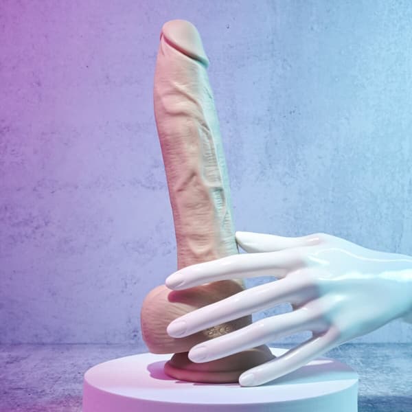 Realistisk dildo Evolved Silikon ABS Ø 3,5 cm (16,5 cm)