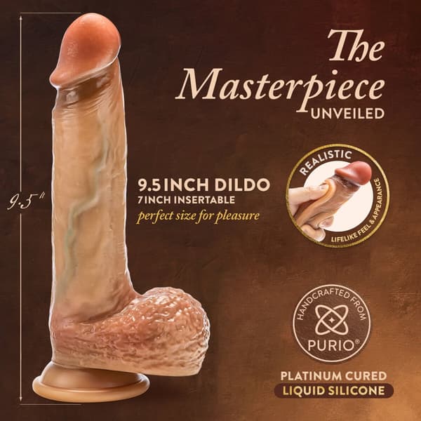 Realistisk dildo Blush Renaissance Raphael Silikon Ø 4,5 cm (17,8 cm)