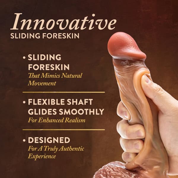Realistisk dildo Blush Renaissance Raphael Silikon Ø 4,5 cm (17,8 cm)