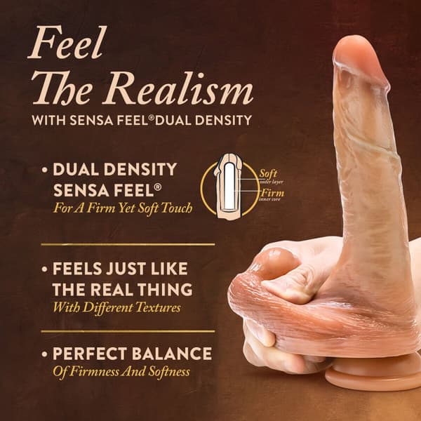 Realistisk dildo Blush Renaissance Davinci Silikon (14 cm)