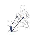 Miniatyrbillede 5 af 11: Justerbar Kåbe Bondage Kit Sportsheets Pivot
