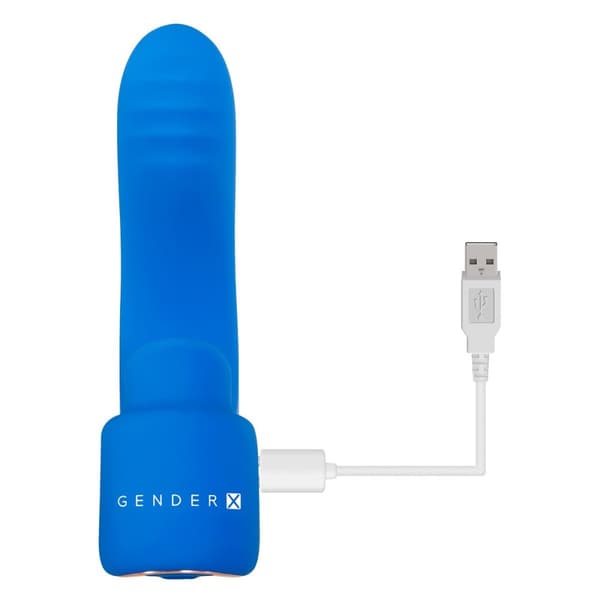 Orb- sormeen pujotettava vibraattori Gender X Flick it