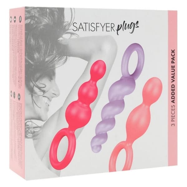 Large- seksisetti Satisfyer Booty Call Monivärinen