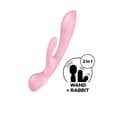 Pikkukuva 2 / 7: Dual Stimulation Vibe- vibraattori Satisfyer Triple oh Pinkki