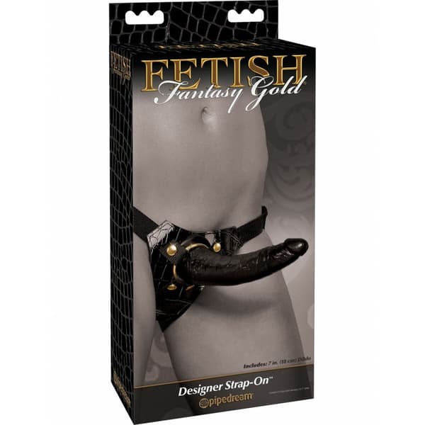 Strap-on dildo Pipedream Fetish Fantasy Gold