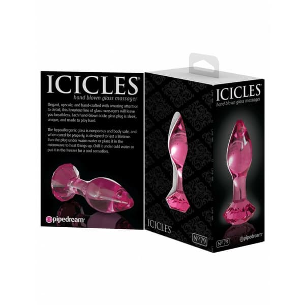Analplugg Pipedream Icicles Rosa