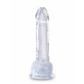Miniatyrbild 3 av 5: Dildo Pipedream King Cock Clear