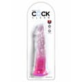 Miniatyrbild 2 av 2: Realistisk dildo Pipedream King Cock Clear TPE Rosa