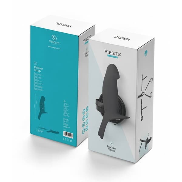 Strap-On Dildo Virgite Sort L
