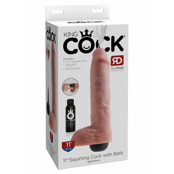 Realistinen dildo Pipedream King Cock PVC Silikoni