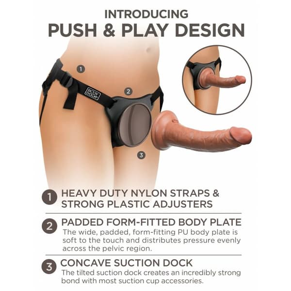 Strap-on dildo Pipedream King Cock Elite