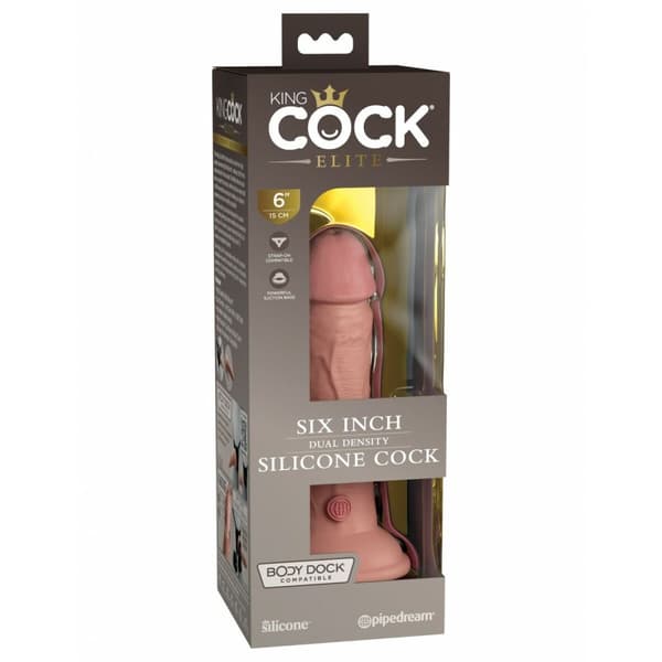 Realistinen dildo Pipedream - King Cock Silikoni Luonnollinen