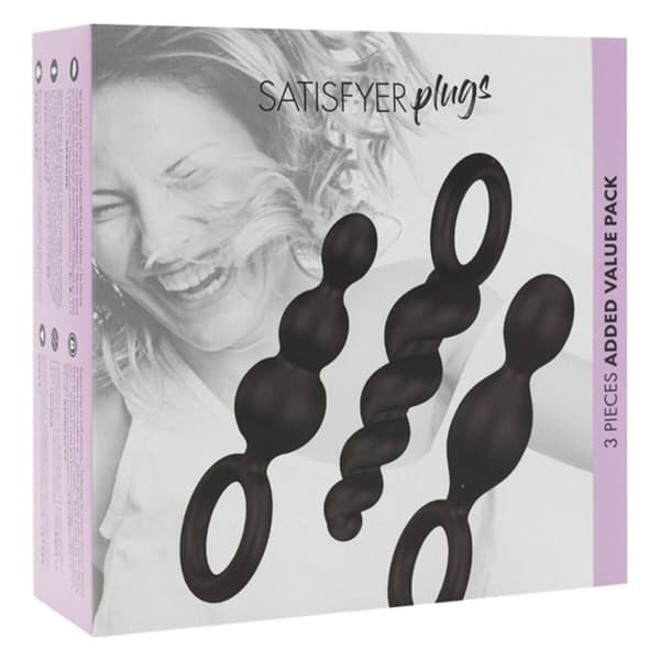 Large- seksisetti Satisfyer Booty Call Silikoni