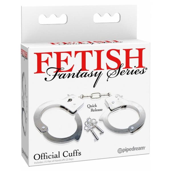 Käsiraudat Pipedream Fetish Fantasy Series Hopeinen