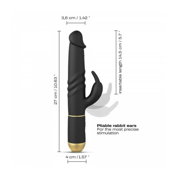 Dubbelvibrator Dual Stimulation Vibe Dorcel DOR213 Svart