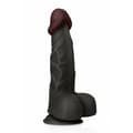 Miniatyrbild 5 av 5: Realistisk dildo Captain Red TPE Svart 23 cm