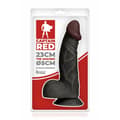 Miniatyrbild 2 av 5: Realistisk dildo Captain Red TPE Svart 23 cm