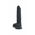 Miniatyrbillede 5 af 5: Realistisk Dildo Virgite R14 Sort 23 cm