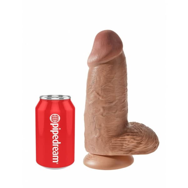 Realistisk dildo Pipedream King Cock PVC Ø 7,6 cm