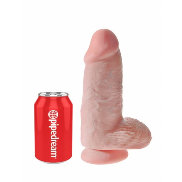 Realistisk dildo Pipedream King Cock PVC Ø 7,6 cm