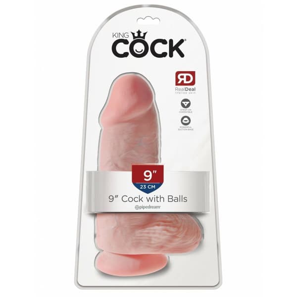 Realistisk dildo Pipedream King Cock PVC Ø 7,6 cm