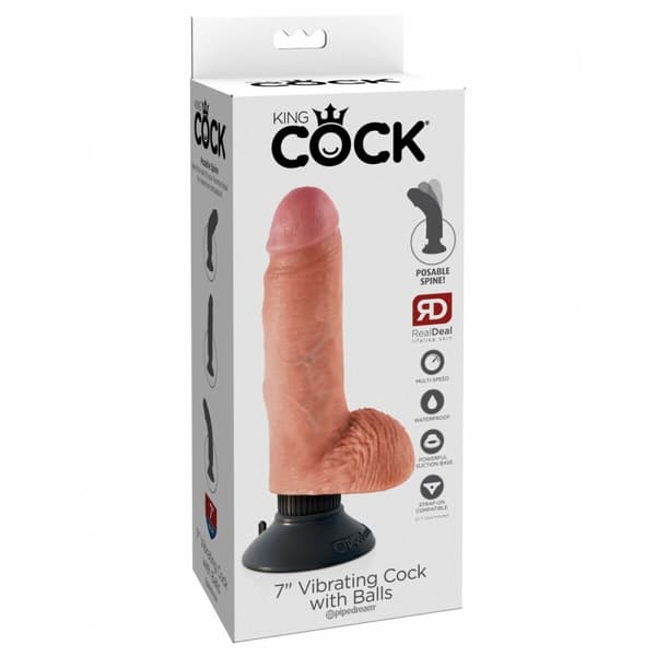 Realistisk dildo Pipedream King Cock ABS
