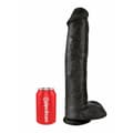 Pikkukuva 3 / 5: Realistinen dildo Pipedream King Cock PVC