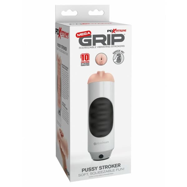 Endurance Jack Ass Pipedream PDX EXTREME MEGA GRIP VIBRATING STROKER Monivärinen