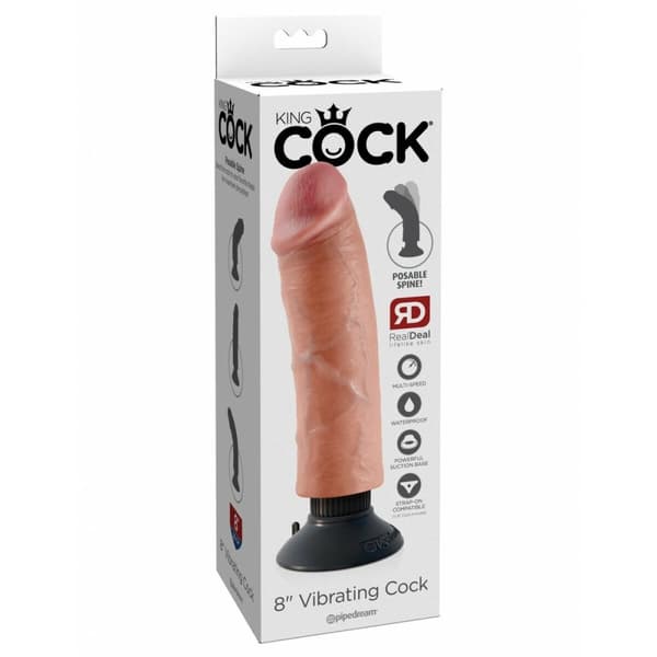 Realistinen dildo Pipedream King Cock ABS